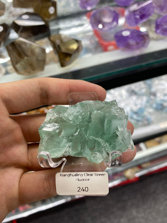 Xianghualing Clear Green Fluorite