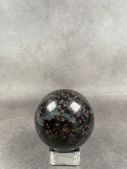 Garnet & Calcite Sphere