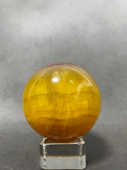 Honey Fluorite Sphere