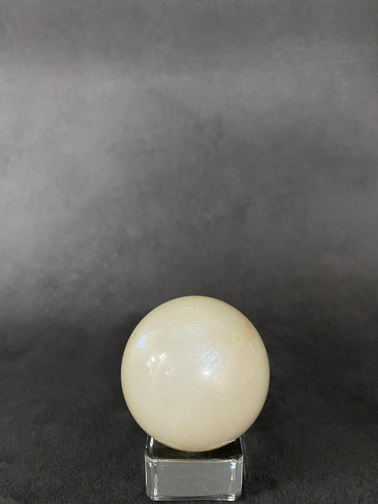 White Moonstone Sphere