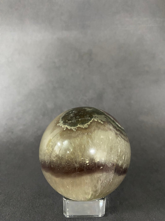 Pyrite & Mica & Fluorite Sphere