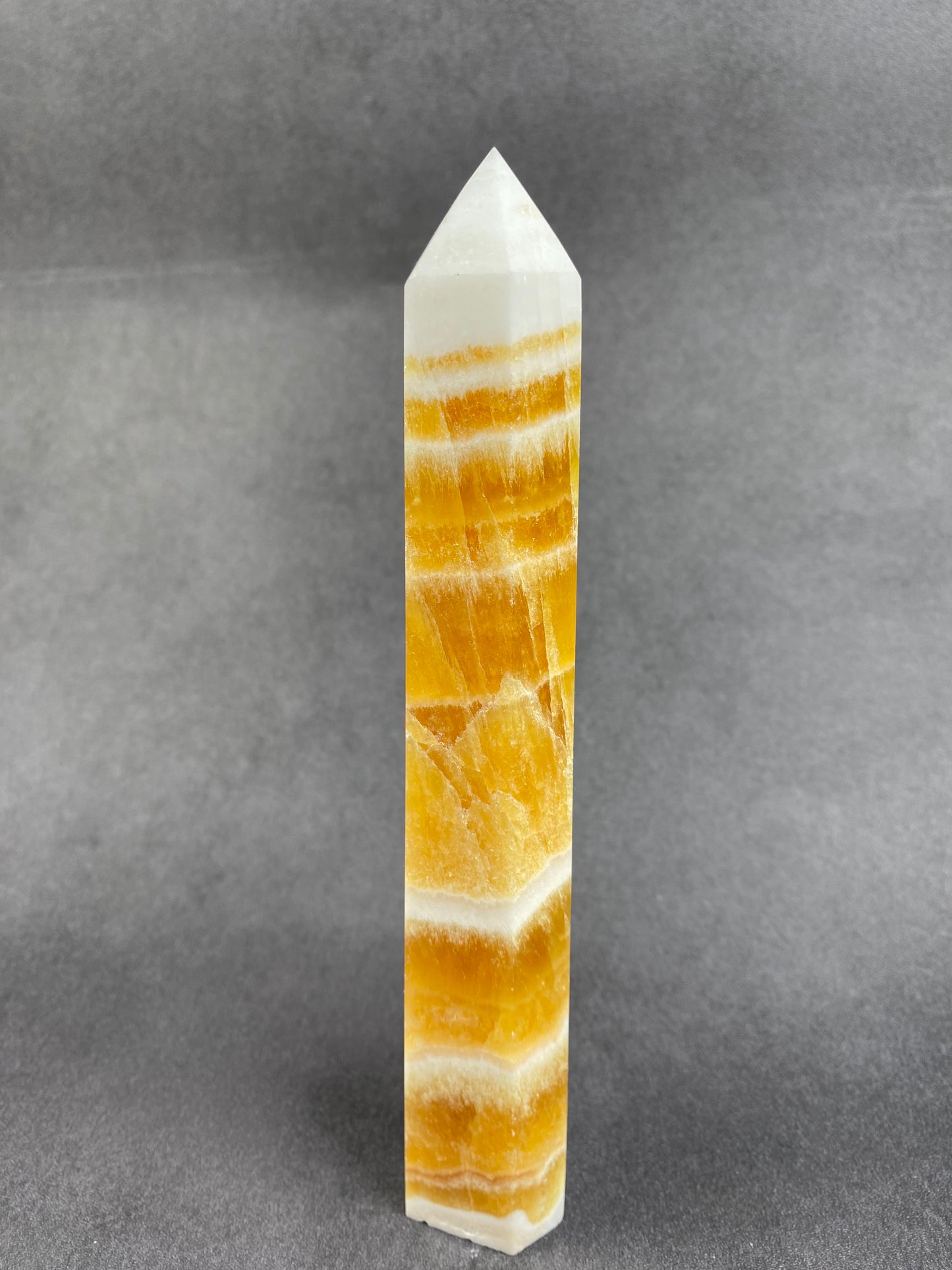 Honey Calcite Tower