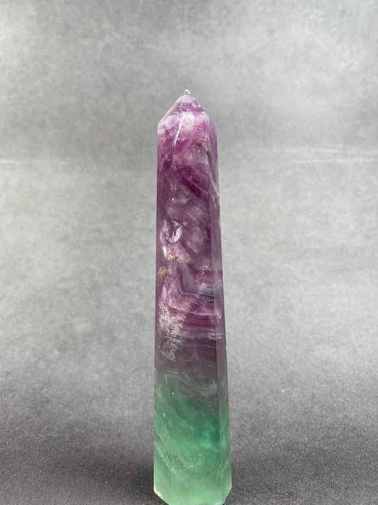 Watermelon Fluorite Tower