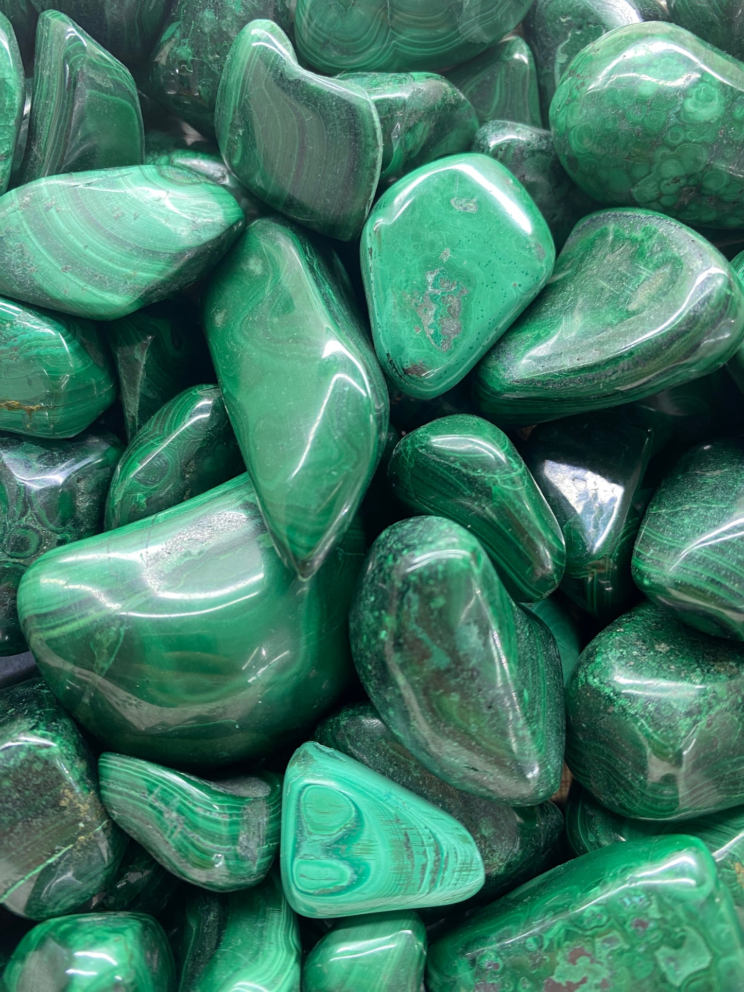 Tumbled Malachite