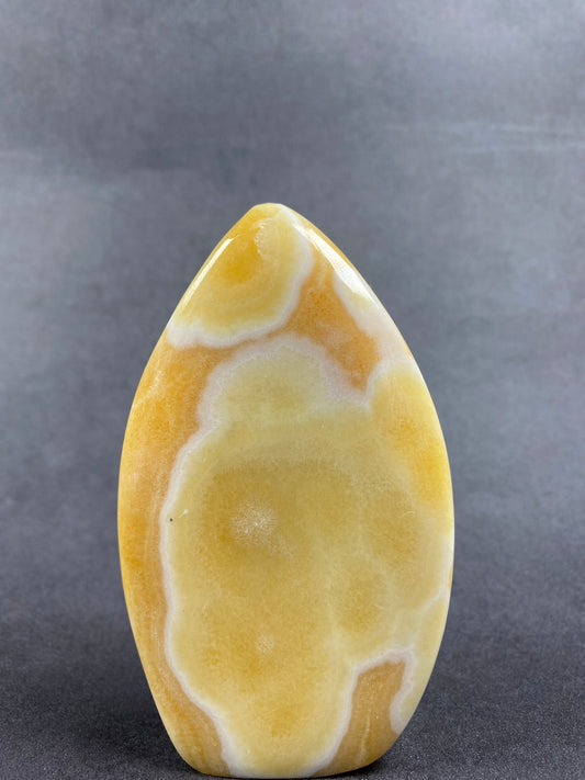 Honey Calcite Tear Drop