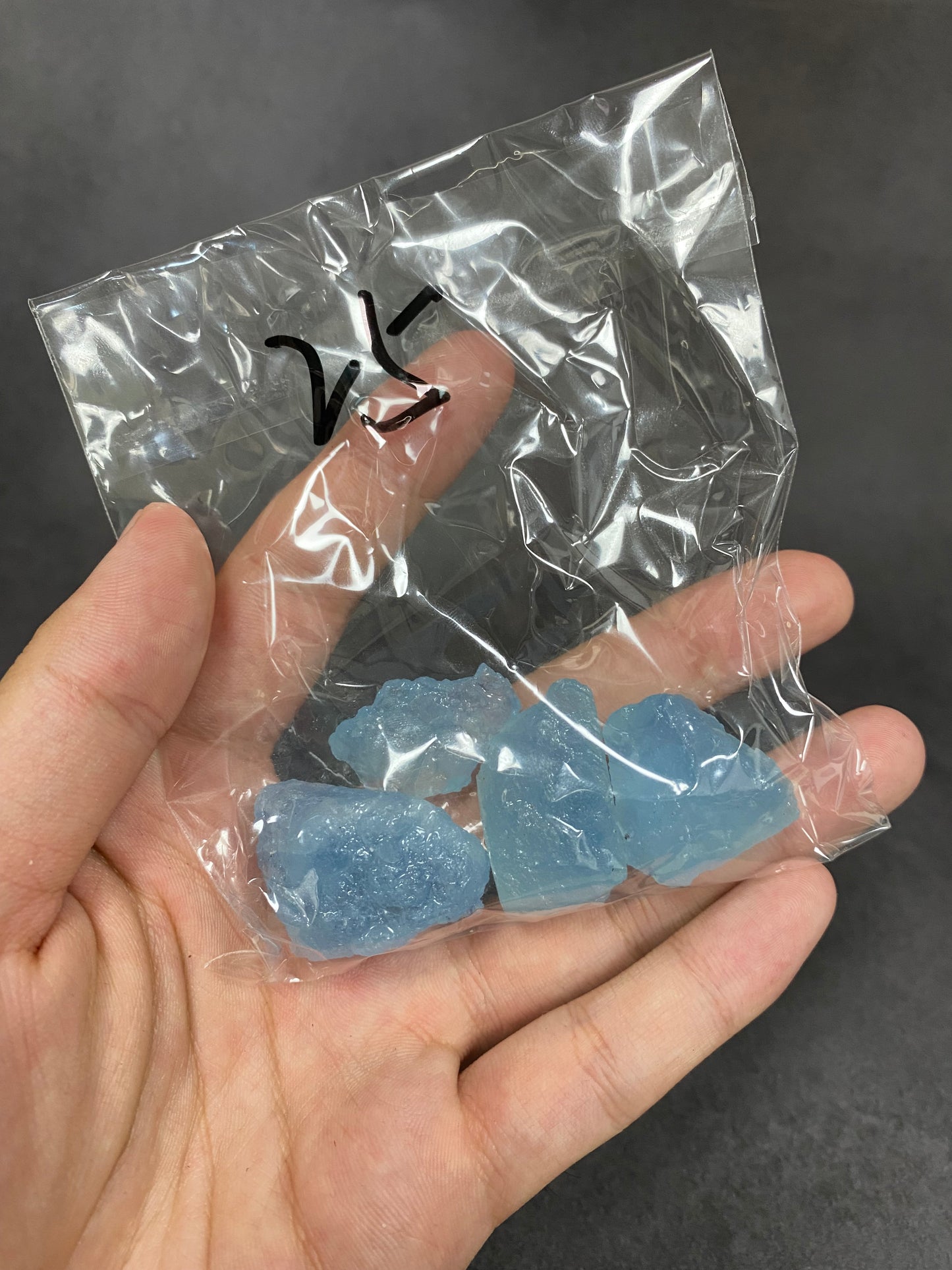 A Bag of Small Aquamarine