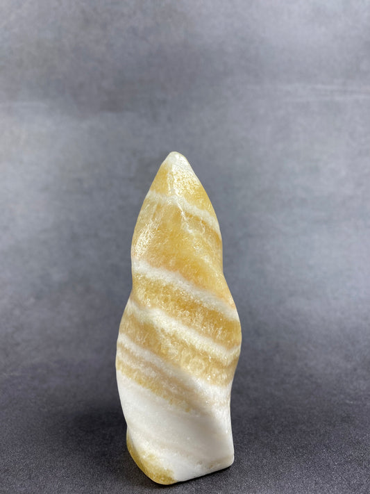 Honey Calcite Flame