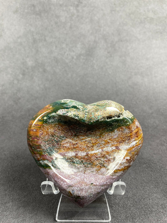 Ocean Jasper Heart Bowl