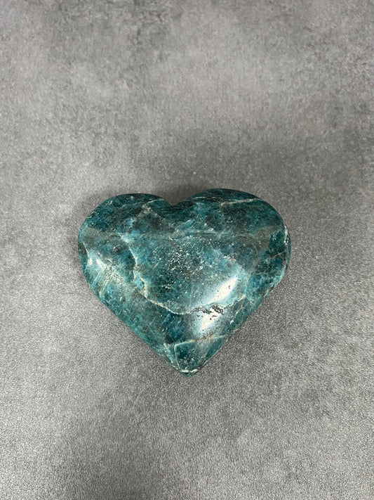 Blue Apatite Heart