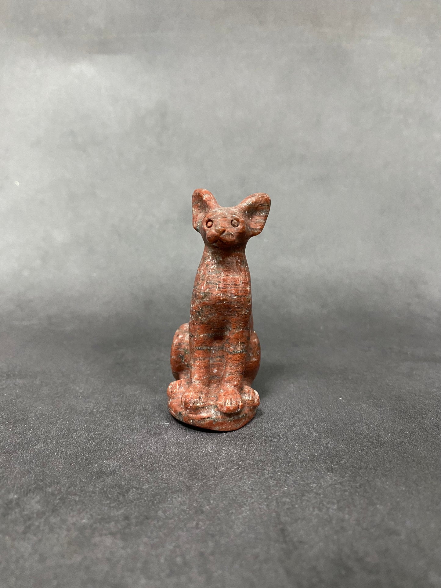 Small Sphynx Cat Carving