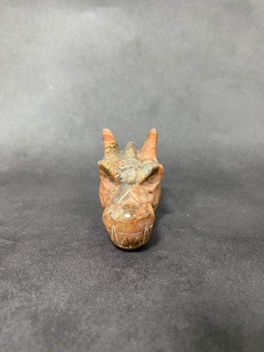 Small Dragon Head Carving