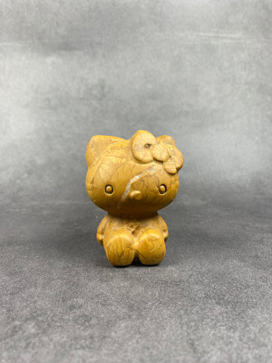 Jasper Hello Kitty Carving