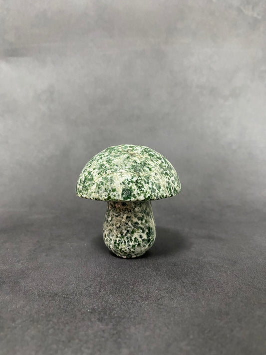 Amazonite/Garnet Mushroom