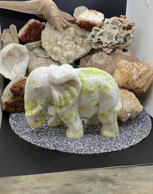 Yellow Jade Elephant